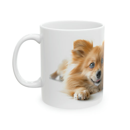 Dog Fluffy Friend Ceramic Mug 1 (11oz/0.33L)