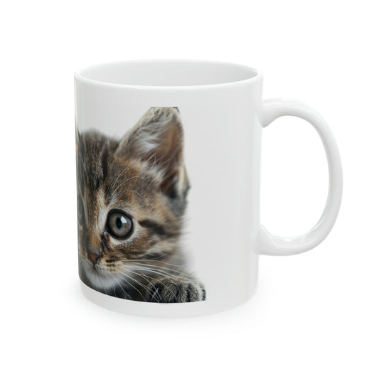 Cat Fluffy Friend Ceramic Mug 4 (11oz/0.33L)