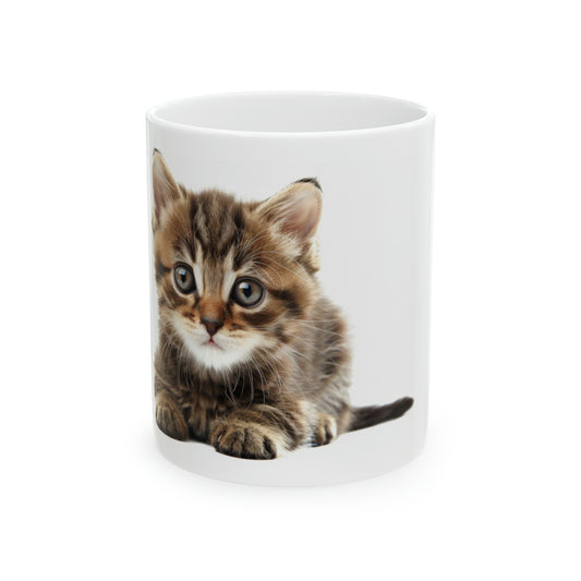 Cat Fluffy Friend Ceramic Mug 3 (11oz/0.33L)