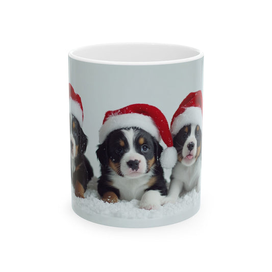 Christmas Dogs Mug 1 - Ceramic Mug, 11oz